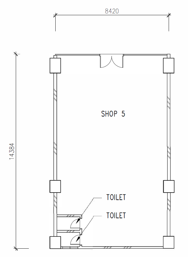 Shoplot 5 floor plan Residensi Platinum Kuala Lumpur commercial property
